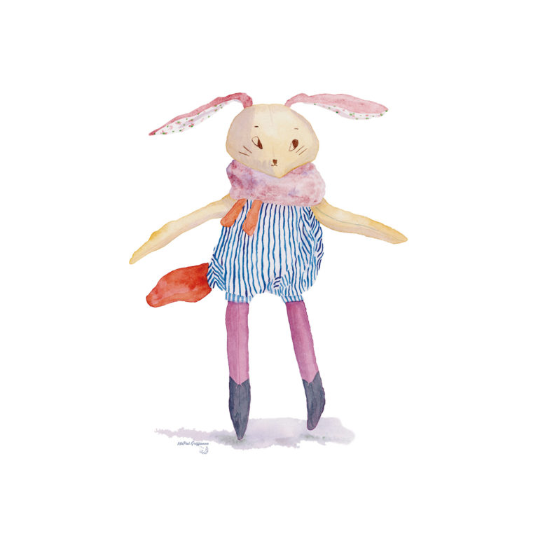 Doudou Lapin Maeva.