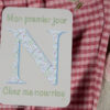 Carte étape bébé  Premier jour chez ma Nourrice