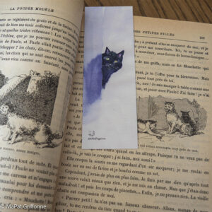 Marque-page dans livre